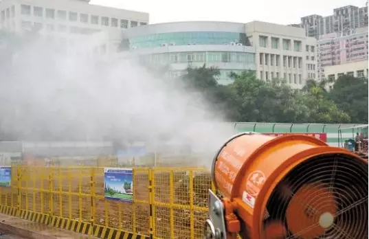 風華霧炮助力城市降塵控塵，竭力保衛(wèi)天空藍